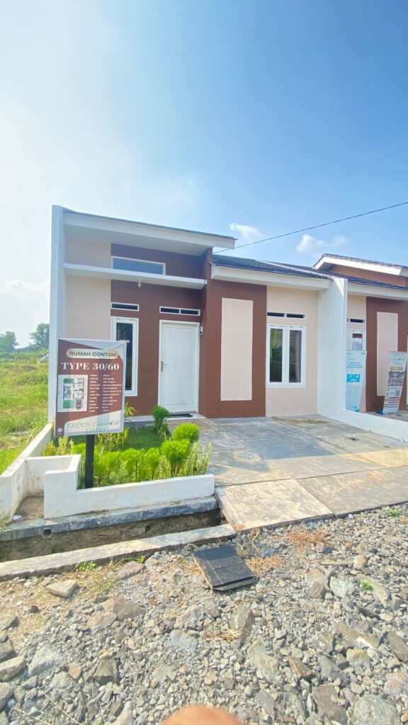 Rumah subsidi Tangerang tipe 30/60 dengan desain minimalis modern, cicilan 1 jutaan, booking hanya 500 ribu, cocok untuk hunian keluarga muda.